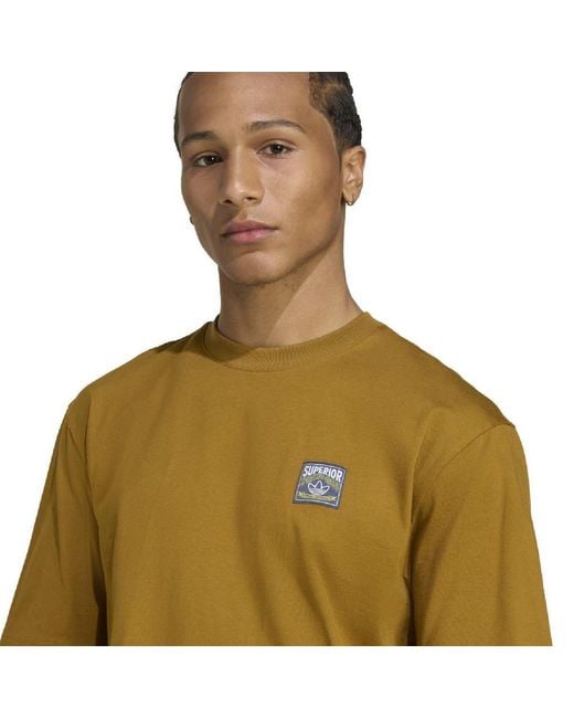 Adidas Originals Yellow Adidas Wabash Loose for men