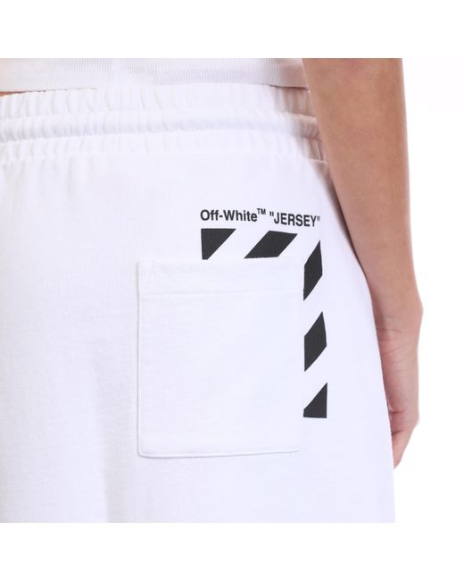 Off-White c/o Virgil Abloh Purple Diagonal Pocket Sweat Skirt