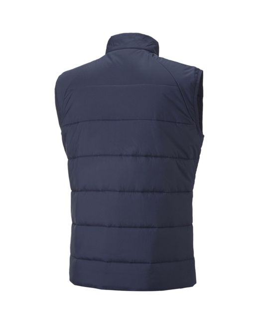 PUMA Blue Teamliga Vest Jacket Gilet for men
