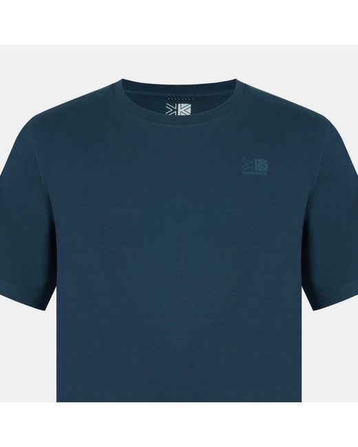 Karrimor Blue Graphic Cotton Short Sleeve T-Shirt for men