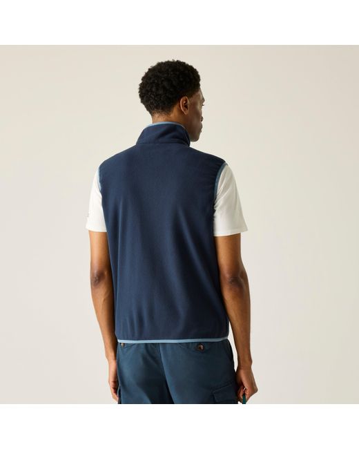 Regatta Blue Frankie Microfleece Gilet for men