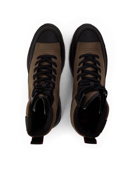 HUGO Brown Urian Halb Ankle Boots for men