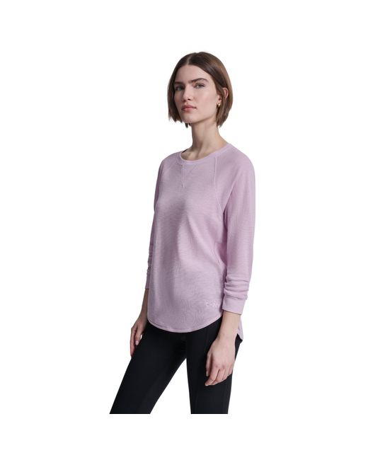 DKNY Purple Slim Fit T-Shirt