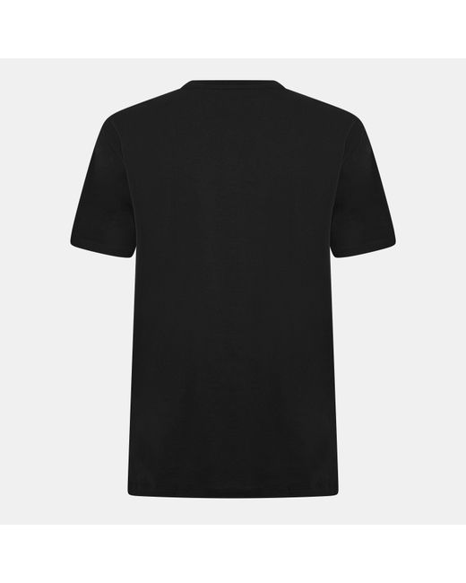 ARMANI EXCHANGE Black Regular Fit T-Shirt for men