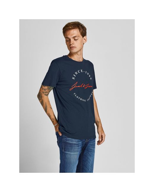 Jack & Jones Multicolor Urban 5 Pack Short Sleeve T Shirt for men