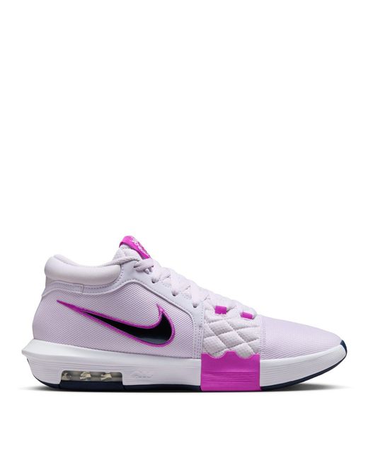 Nike Purple Lebron Witness Viii Basketball Shoes for men
