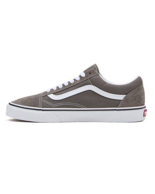 Vans Gray Old Skool Canvas Low Top for men