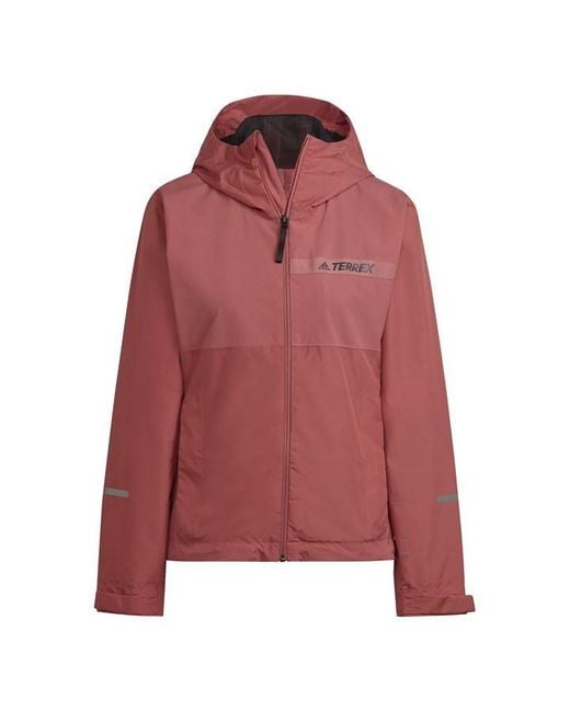 Adidas Red W Mt Rr Jak 2.0 Coat