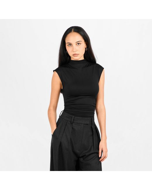 GOOD AMERICAN Black Scuba Bodysuit