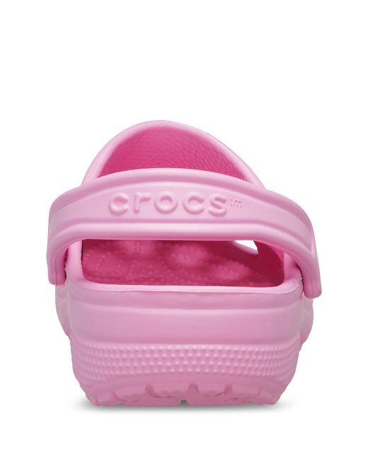 CROCSTM Pink Classic Flat Sandal