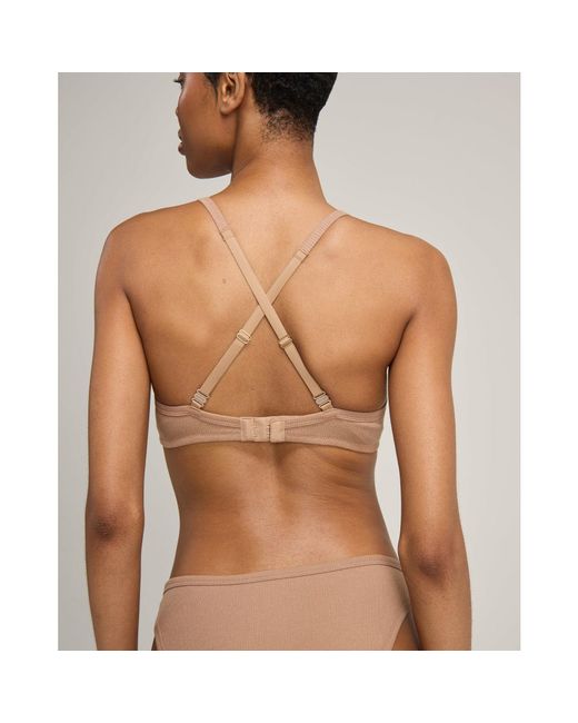 Nudea Brown Easy Does It Bralette Organic Cotton
