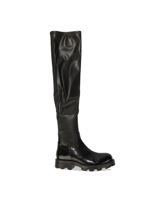 DIESEL Black Over The Knee Boots