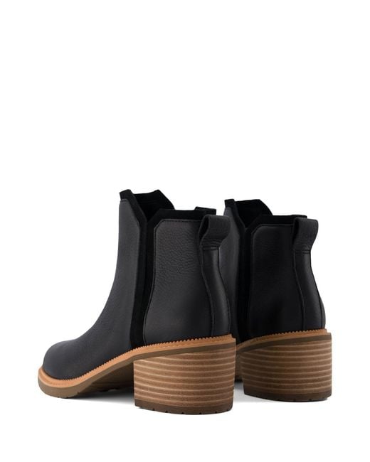TOMS Black Hailey Ankle Boot