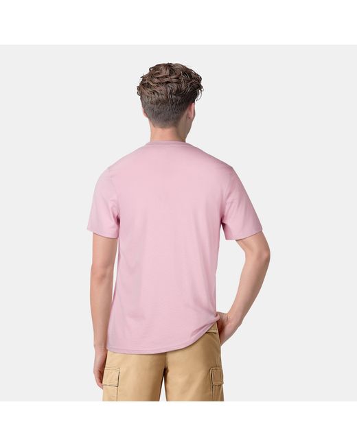 Lyle & Scott Pink Basic Logo T Shirt for men