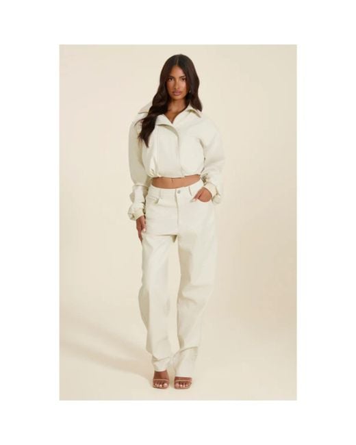 Mars the Label Natural Mtl Funnel Jacket Ld64