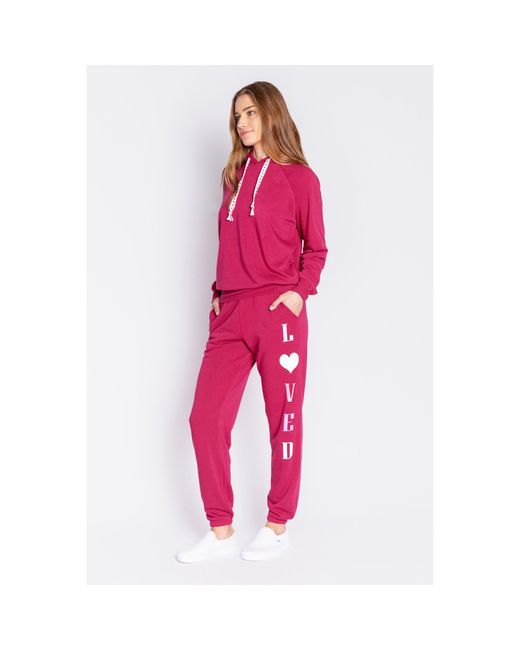 Pj Salvage Pink Loved Pants