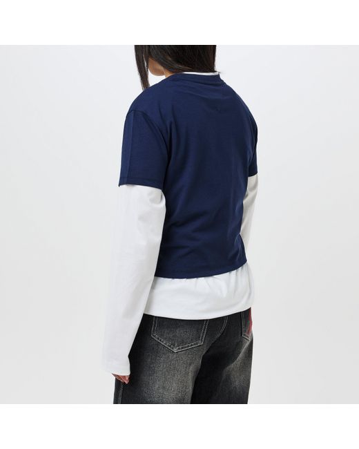 Tommy Hilfiger Blue Centre Badge T Shirt