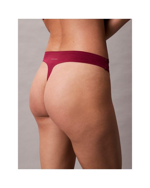 Calvin Klein Purple Perffit Thong Briefs