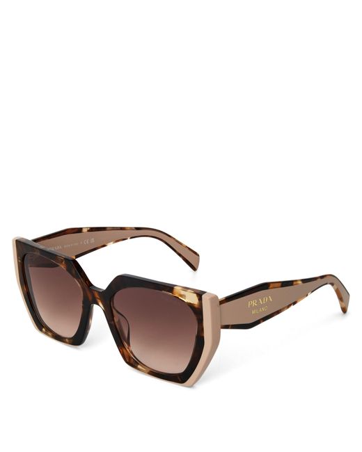 Prada Brown Cat Eye Sunglasses