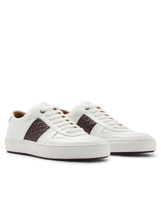 Boss White Mirage Tennis Trainers for men
