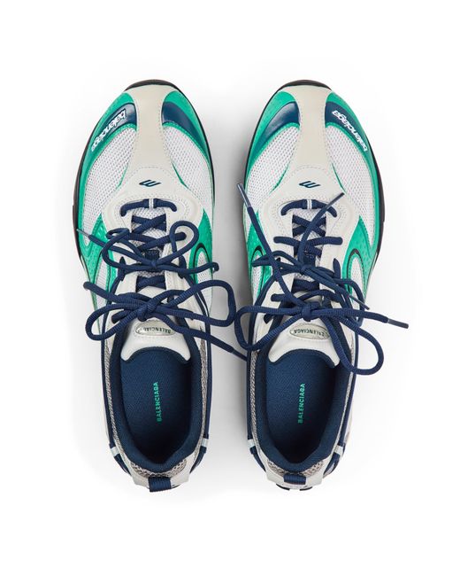 Balenciaga Green Low-Top Trainers for men