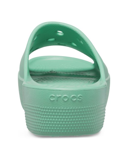 CROCSTM Green Classic Sliders