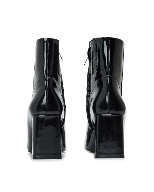 DIESEL Black Millenia Ankle Heeled Boots