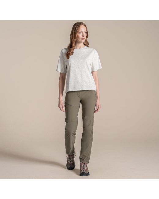 Craghoppers Green Nosilife Pro Convertible Iii Lightweight Trousers