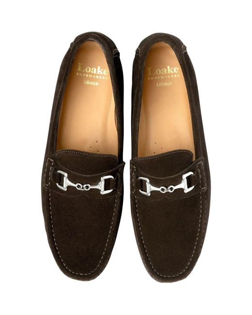 Loake Black Loafers for men