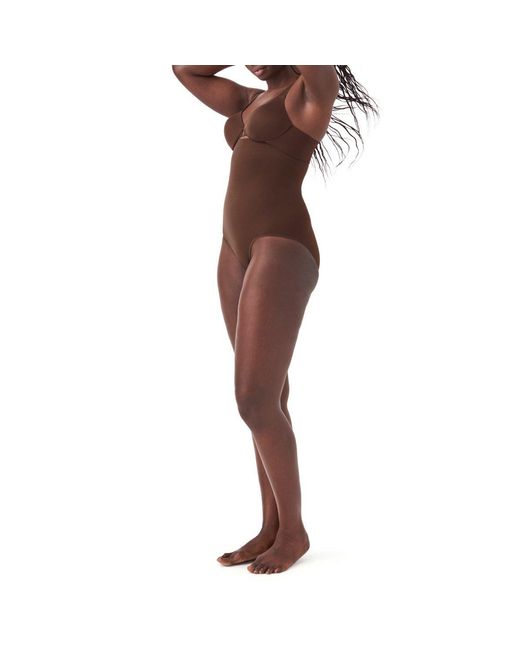 Spanx Brown Sculpt Seamless Power High-Waisted Brief