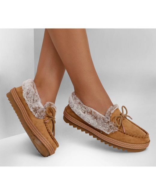 Skechers Brown Cozy Kiss Loafers