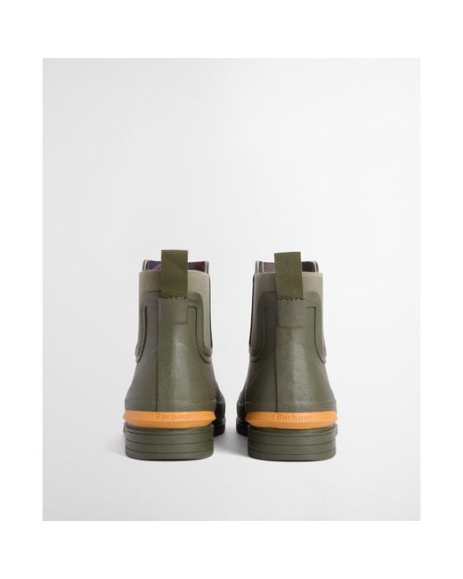 Barbour Green Abbeyfield Packable Ankle Wellingtons