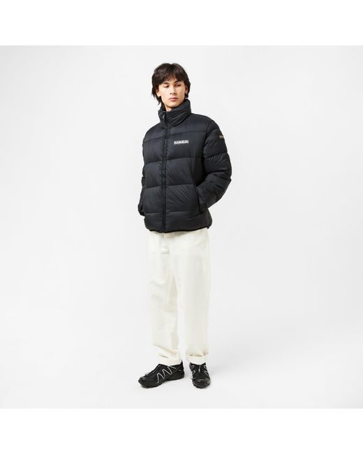 Napapijri Black Suomi Padded Jacket for men