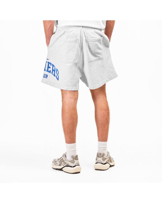 Represent Blue Owners Fleece Jogger Shorts for men