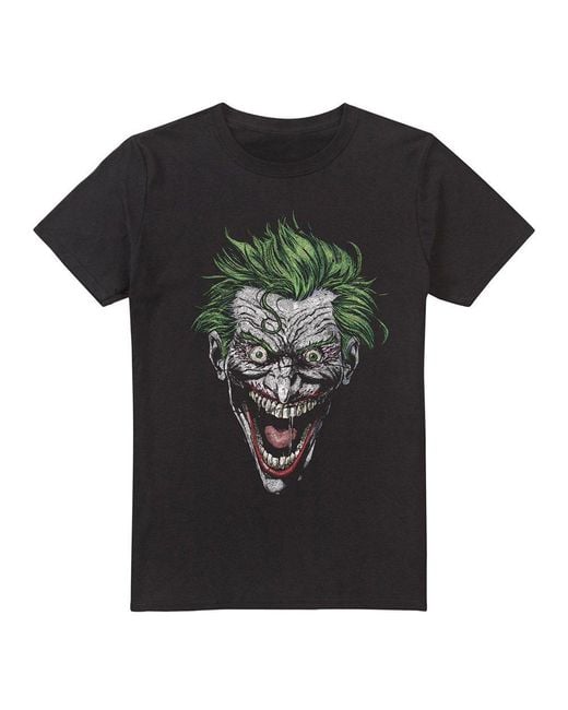 The Batman Black Joker Cotton T-Shirt for men