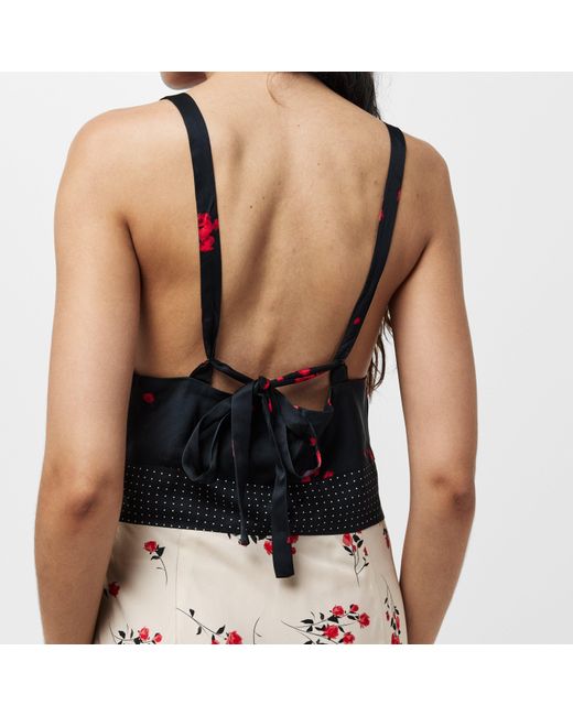 French Connection Metallic Ennis Slip Dress