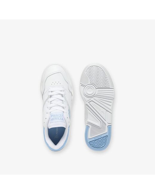 Lacoste White Lineshot Leather Trainers