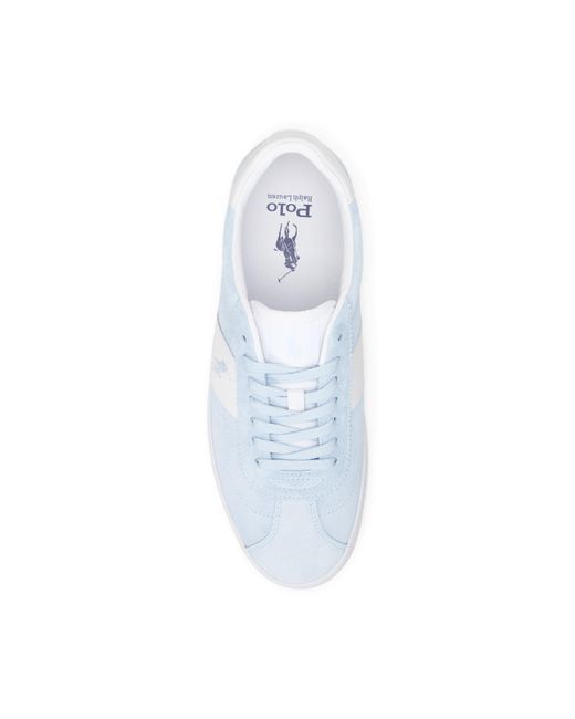Polo Ralph Lauren Blue Court Vulc Low-Top Trainers for men