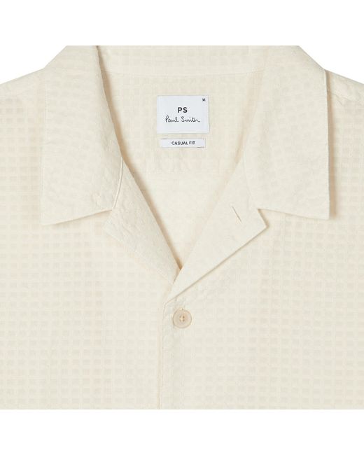 Paul Smith White Short Sleeve Plain Shirt for men