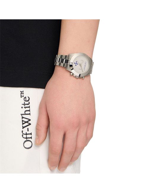 Off-White c/o Virgil Abloh Metallic Reset Watch for men