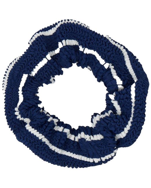 Hunza G Blue Scrunchie
