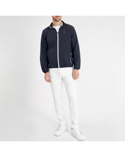 Calvin Klein Blue Performance Golf Jacket for men