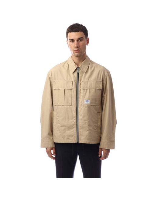 HUGO Natural Bino2511 Logo Label Jacket for men