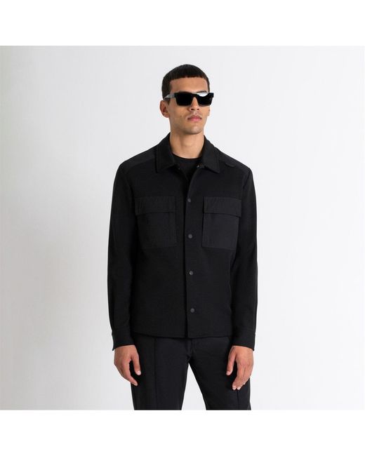 Antony Morato Black Regular Fit Shirt for men