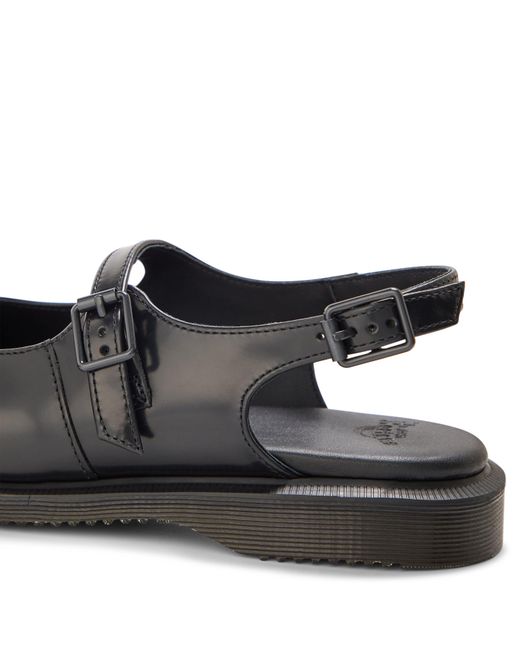 Dr. Martens Blue Madaline Mary Jane Rub Off Sling Back Shoes
