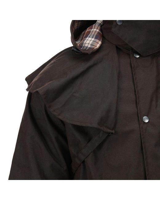 Regatta Black Cranbrook Wax Cotton Riding Quilted Jacket for men
