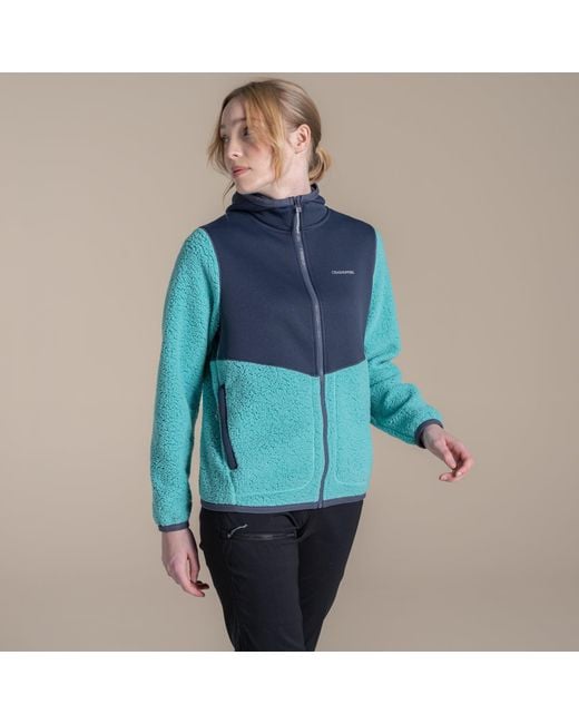 Craghoppers Blue Telesto Insulated Hooded Fleece Jacket