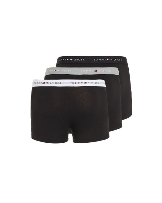 Tommy Hilfiger Black 3 Pack Signature Boxer Shorts for men