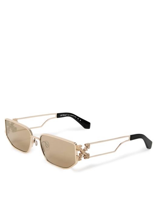 Off-White c/o Virgil Abloh Natural Accessories Off Allen Rectangle Sunglasses for men