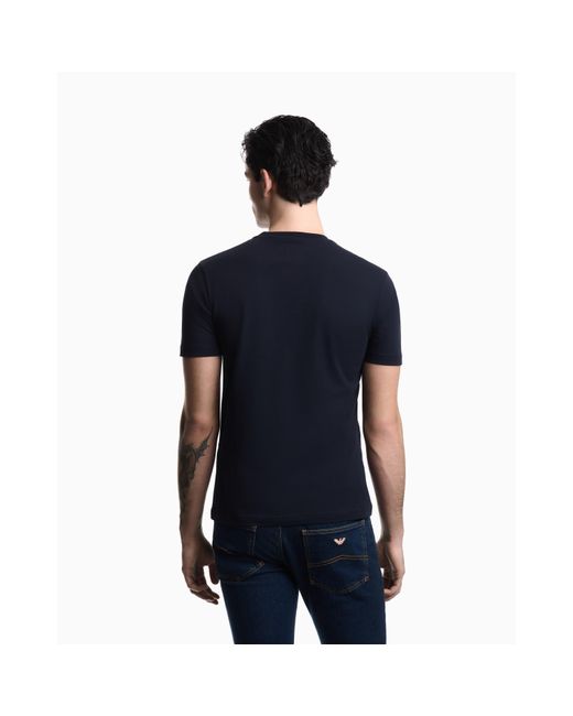 Emporio Armani Blue T-Shirt for men